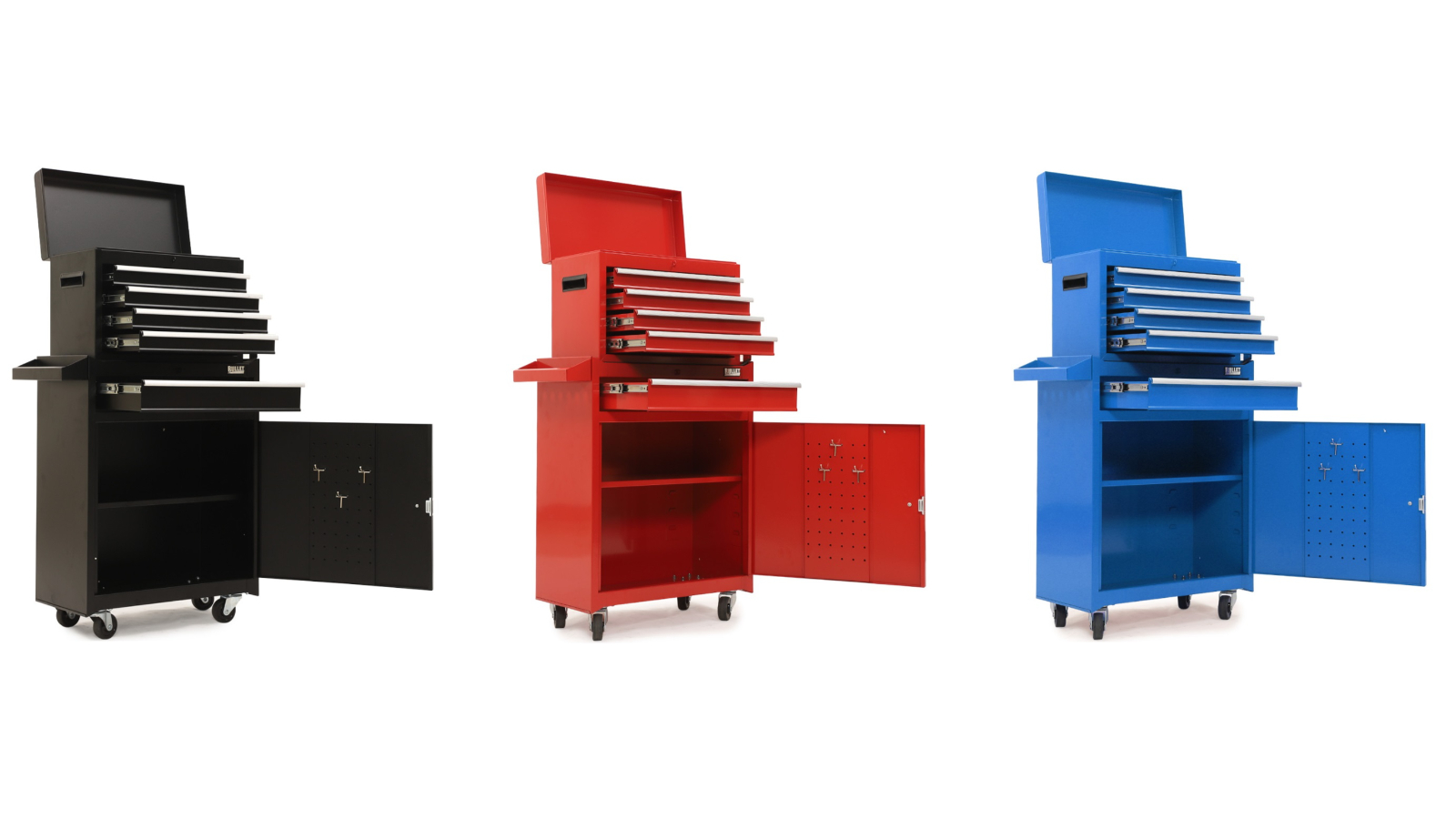 Bullet Pro 5 Drawer Toolbox Cabinet with 1 Door Set