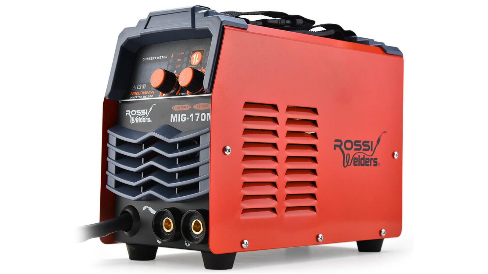 ROSSI MIG-170N 170amp 15A Plug MIG ARC Stick Welder with Carry Case and Accessories