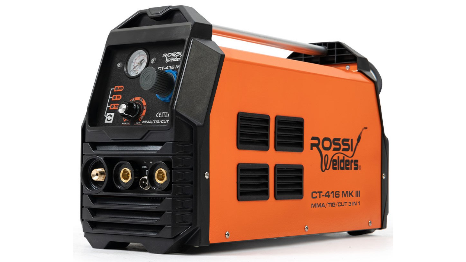 ROSSI CT-416 MkIII 3-in-1 Inverter 15A Plug MMA TIG Welder and Multi-function Plasma Cutter
