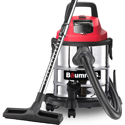 Baumr-AG BM-2SL Portable Robust Stainless-Steel Tank Wet Dry Vacuum - 20 Litre