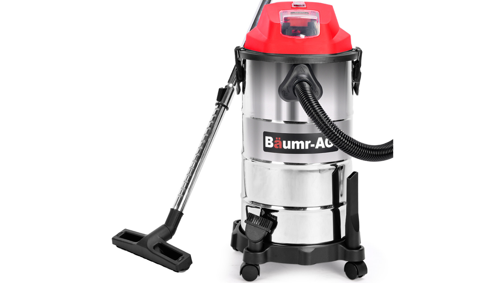 Baumr-AG BM-3SL Portable Robust Stainless-Steel Tank Wet Dry Vacuum - 30 Litre