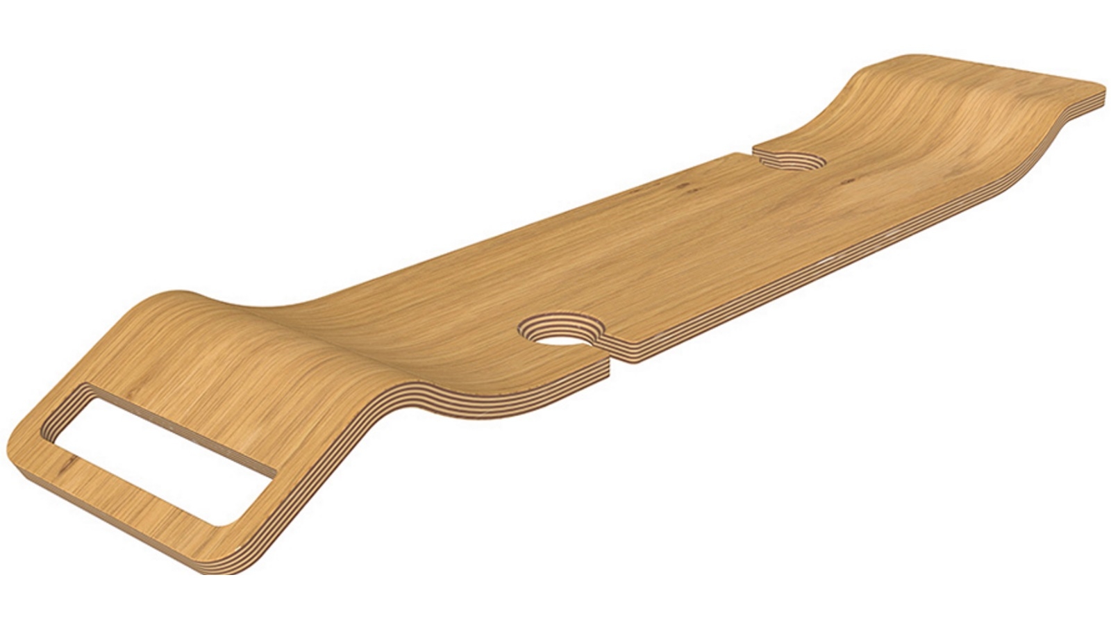 Victoria & Albert Tombolo 8 Small Bath Rack - Oak