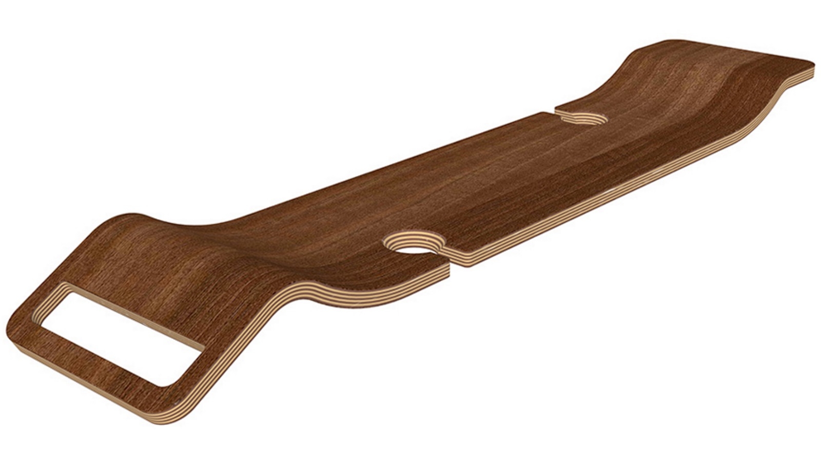 Victoria & Albert Tombolo 8 Small Bath Rack - Walnut