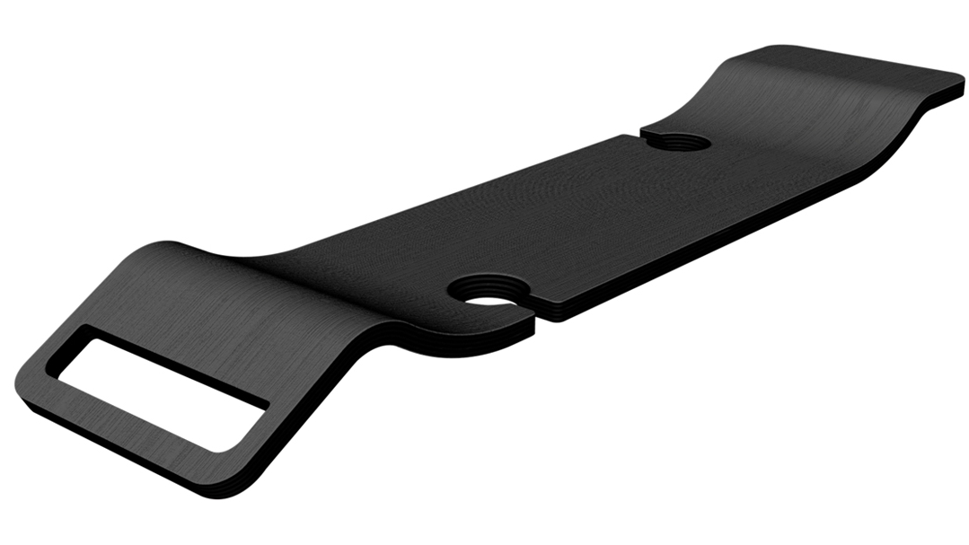 Victoria & Albert Tombolo 9 Contemporary Bath Rack - Black