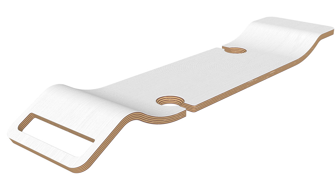 Victoria & Albert Tombolo 9 Contemporary Bath Rack - White