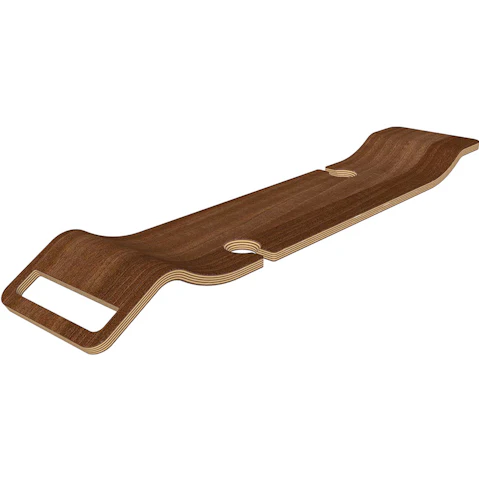 Victoria & Albert Tombolo 11 Contemporary Bath Rack - Walnut