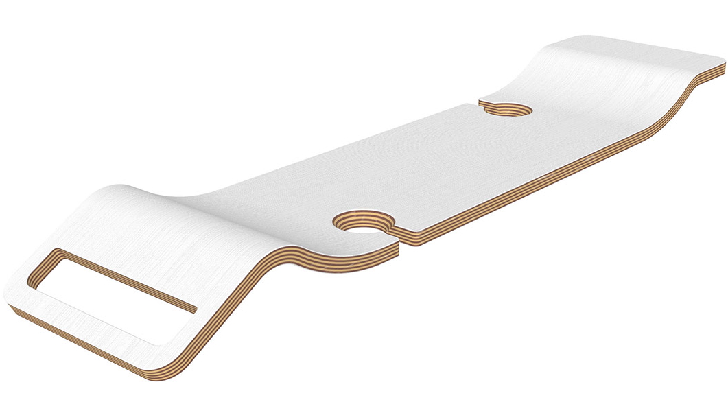 Victoria & Albert Tombolo 11 Contemporary Bath Rack - White