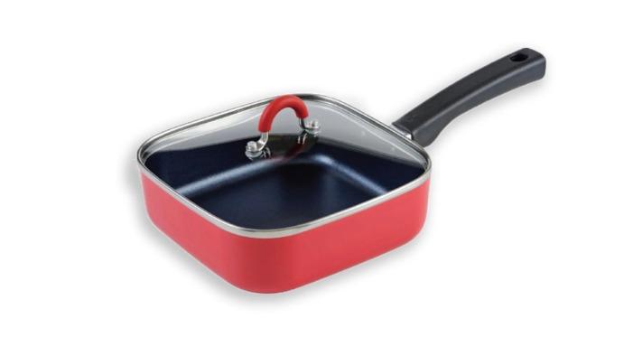 ToMay Induction Square Pan - Red