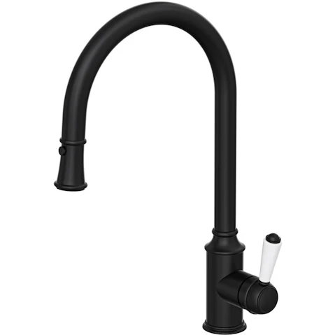 Linsol Tommy S2 Pull Out Sink Mixer - Matte Black