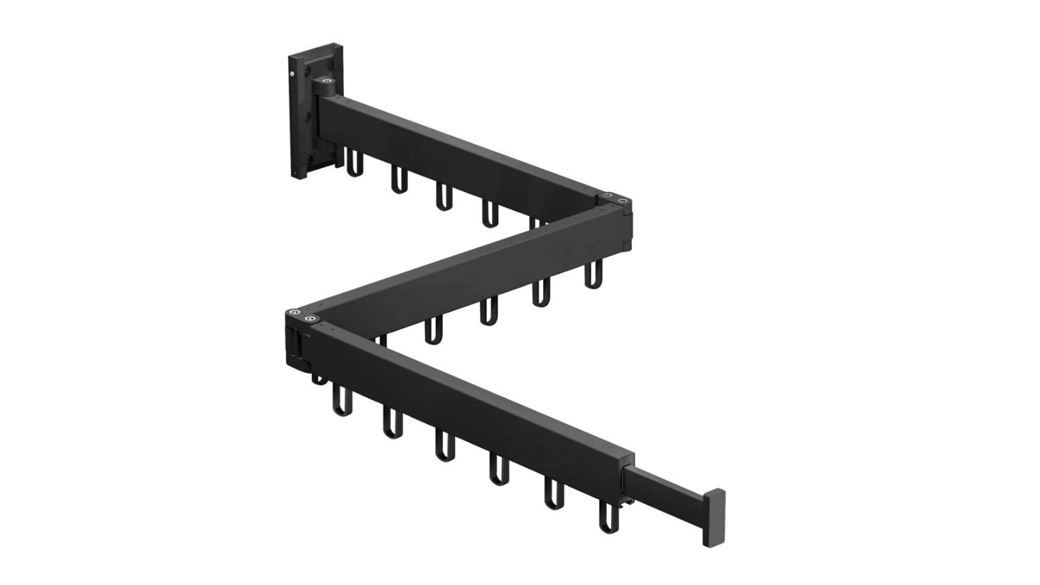 Tooleroo Tri-Fold Wall-Mount Drying Clothes Rack