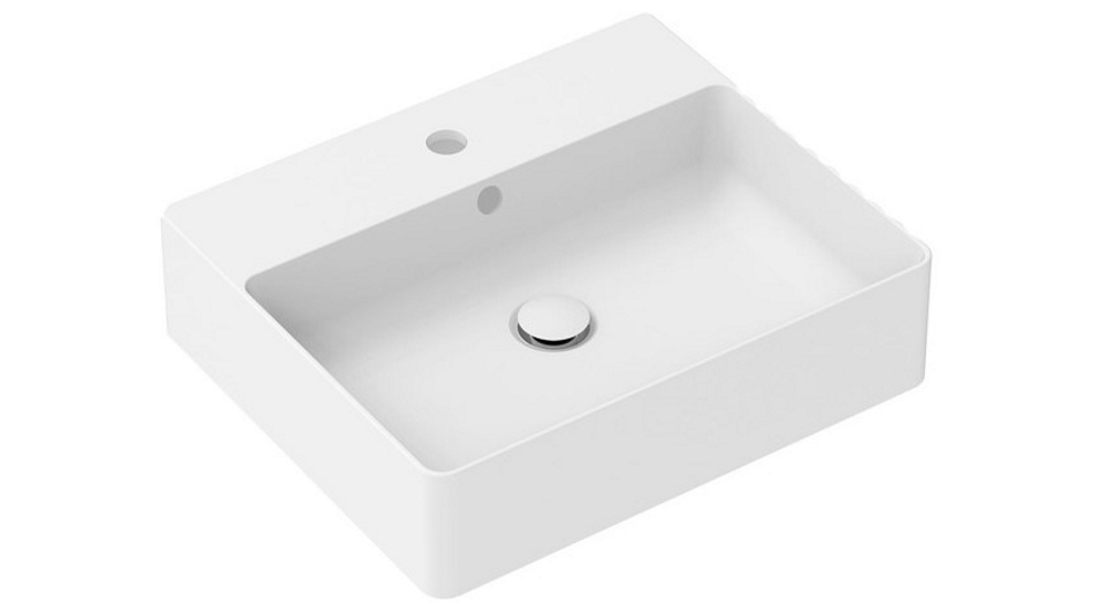 ADP Jack Above Counter Basin with 1 Tap Hole - Gloss White