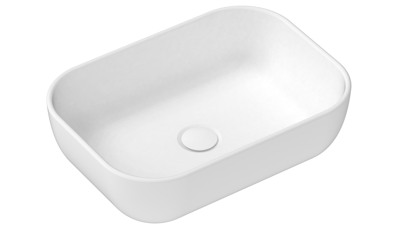 ADP Stadium Above Counter Basin - Matte White