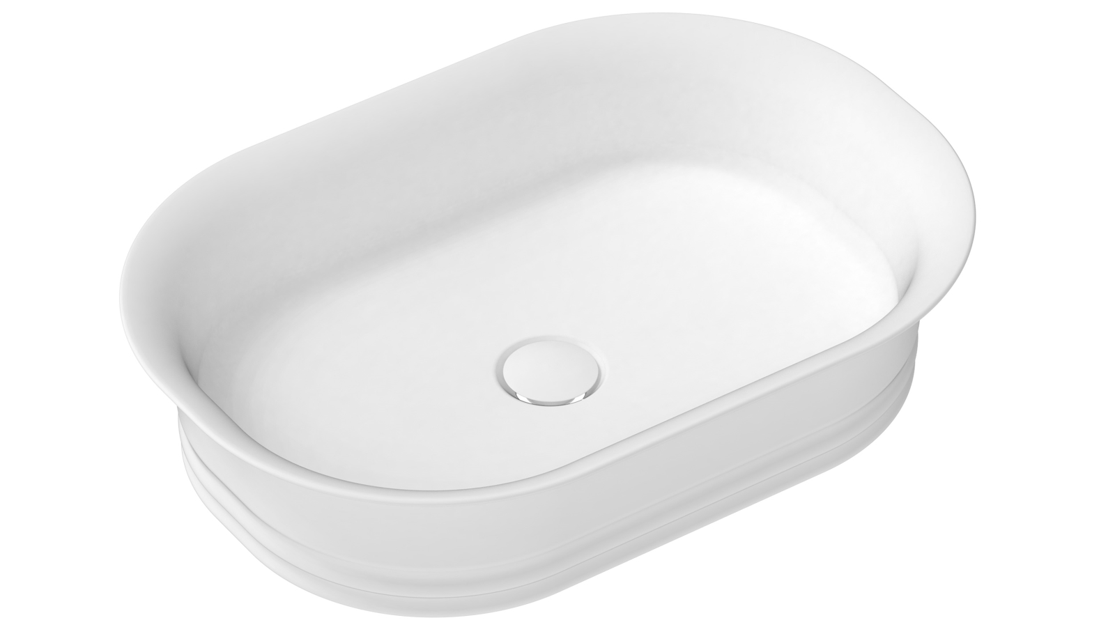 ADP Titan Above Counter Basin - Gloss White