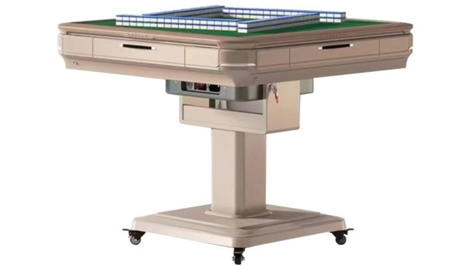 TopOne Sports Set of 2 Chinese Style 4.2cm Mahjong/Dining Table - Champagne