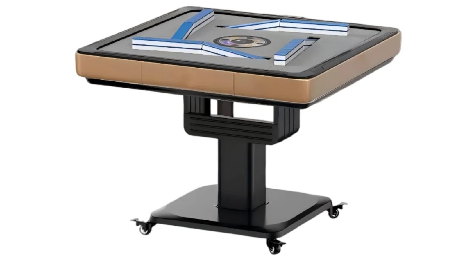 TopOne Sports Champagne 4th Generation Rotary Wing Style Folding Mahjong Table