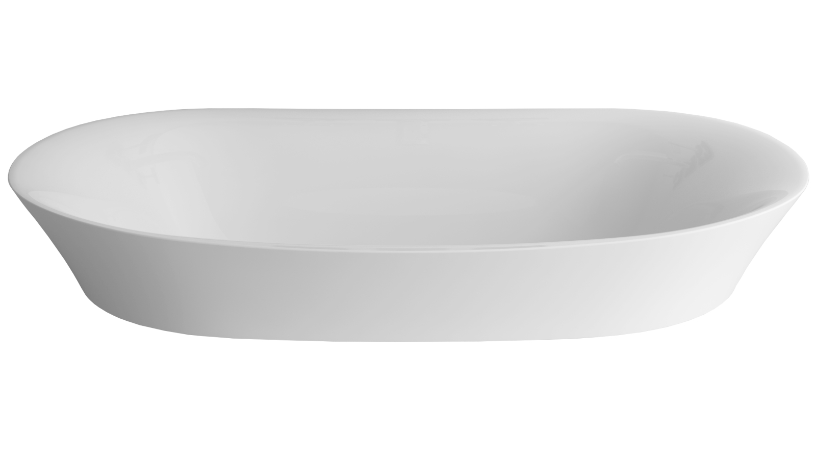 ADP Rise Semi Inset Basin - Gloss White