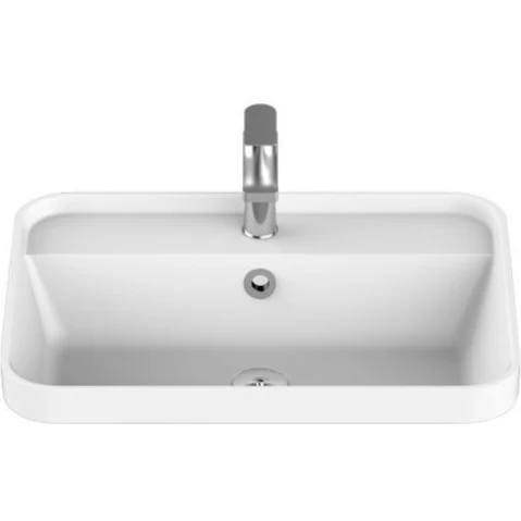 ADP Miya 550 Semi Inset Basin - Matte White