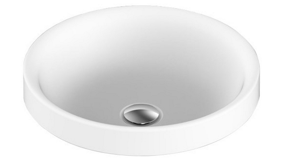 ADP Respect Semi Inset Basin - Gloss White