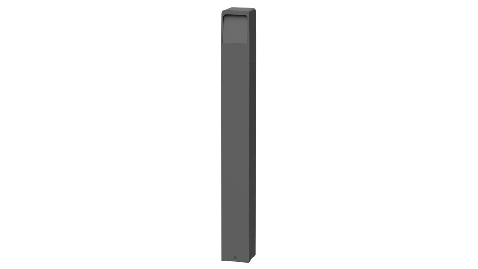 IP65 Toren LED Tri-CCT Surface Mounted Bollard Light - Dark Grey