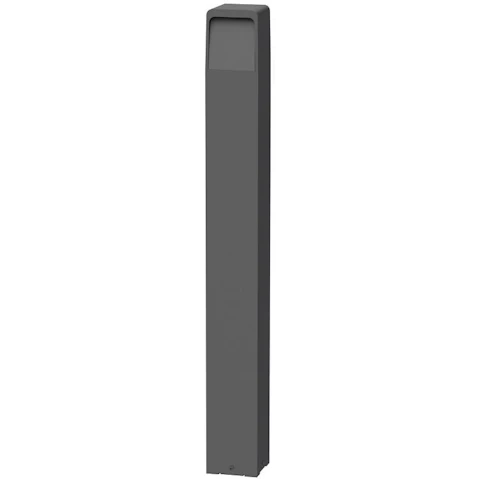 IP65 Toren LED Tri-CCT Surface Mounted Bollard Light - Dark Grey