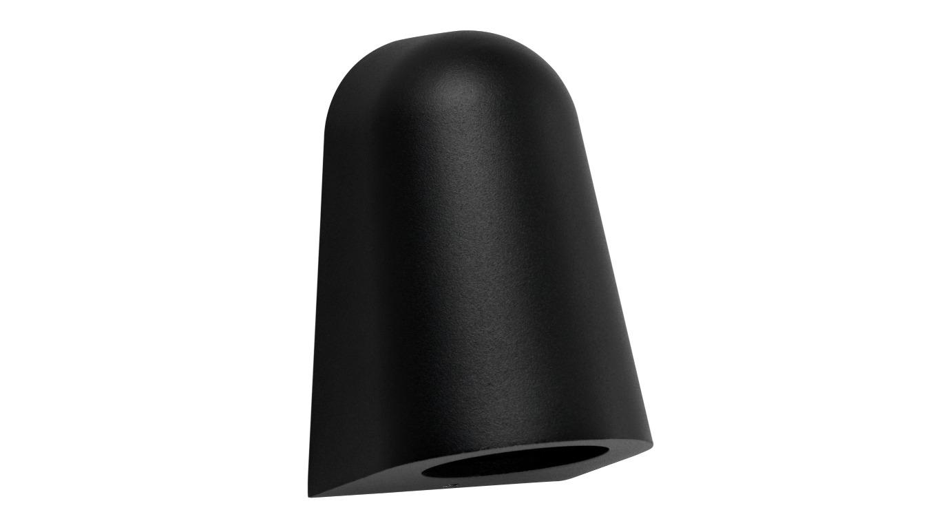 CLA IP65 12V Surface Mounted Powder Coated Black Cone Torque Exterior Wall Light 