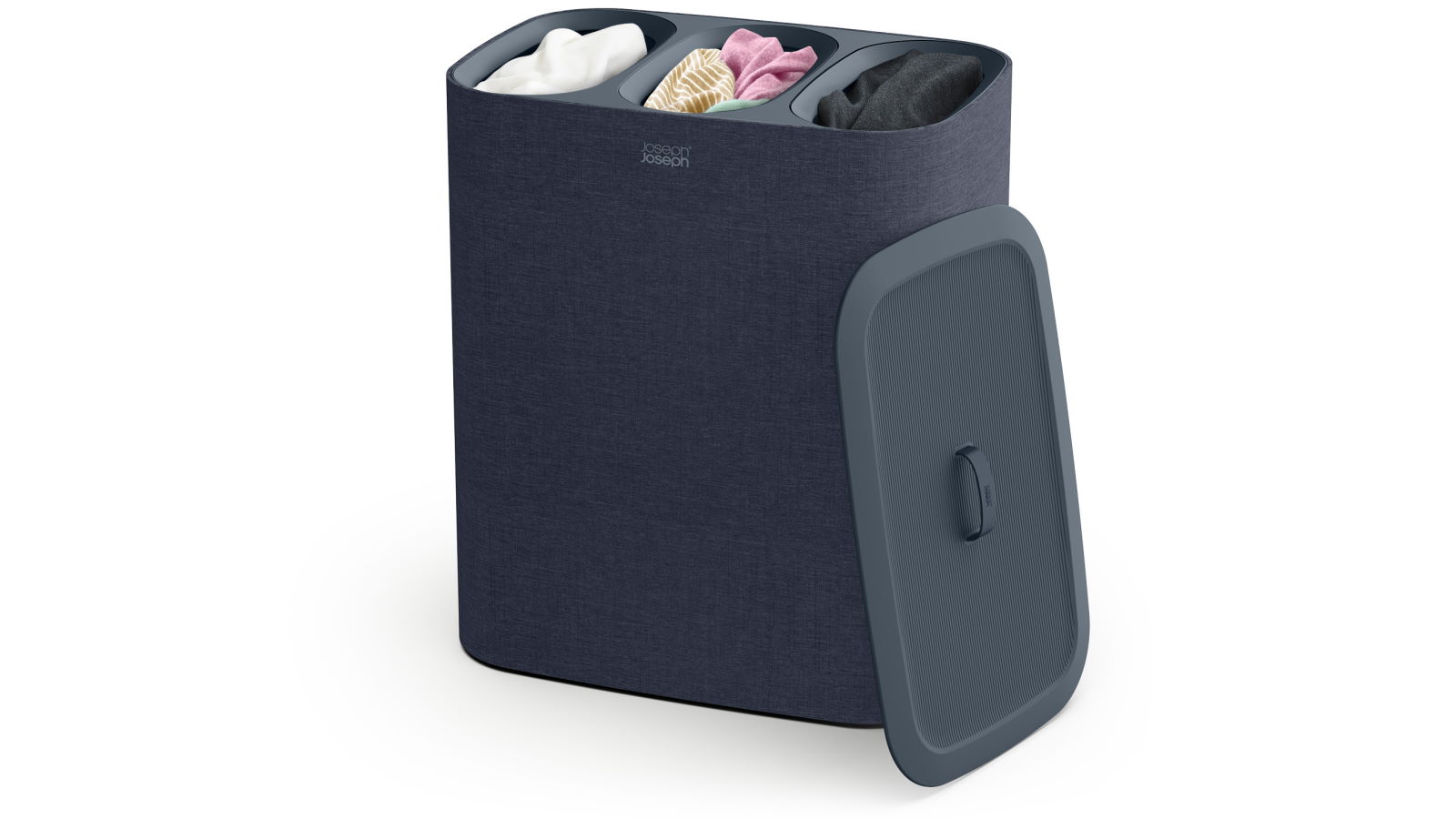 Joseph Joseph Tota Trio 90L Laundry Separation Basket - Black