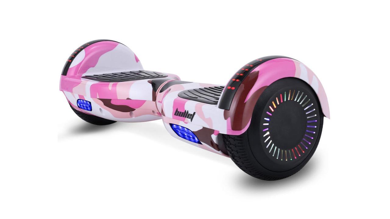 Bullet SX-2000 Hoverboard Scooter - Pink Camo