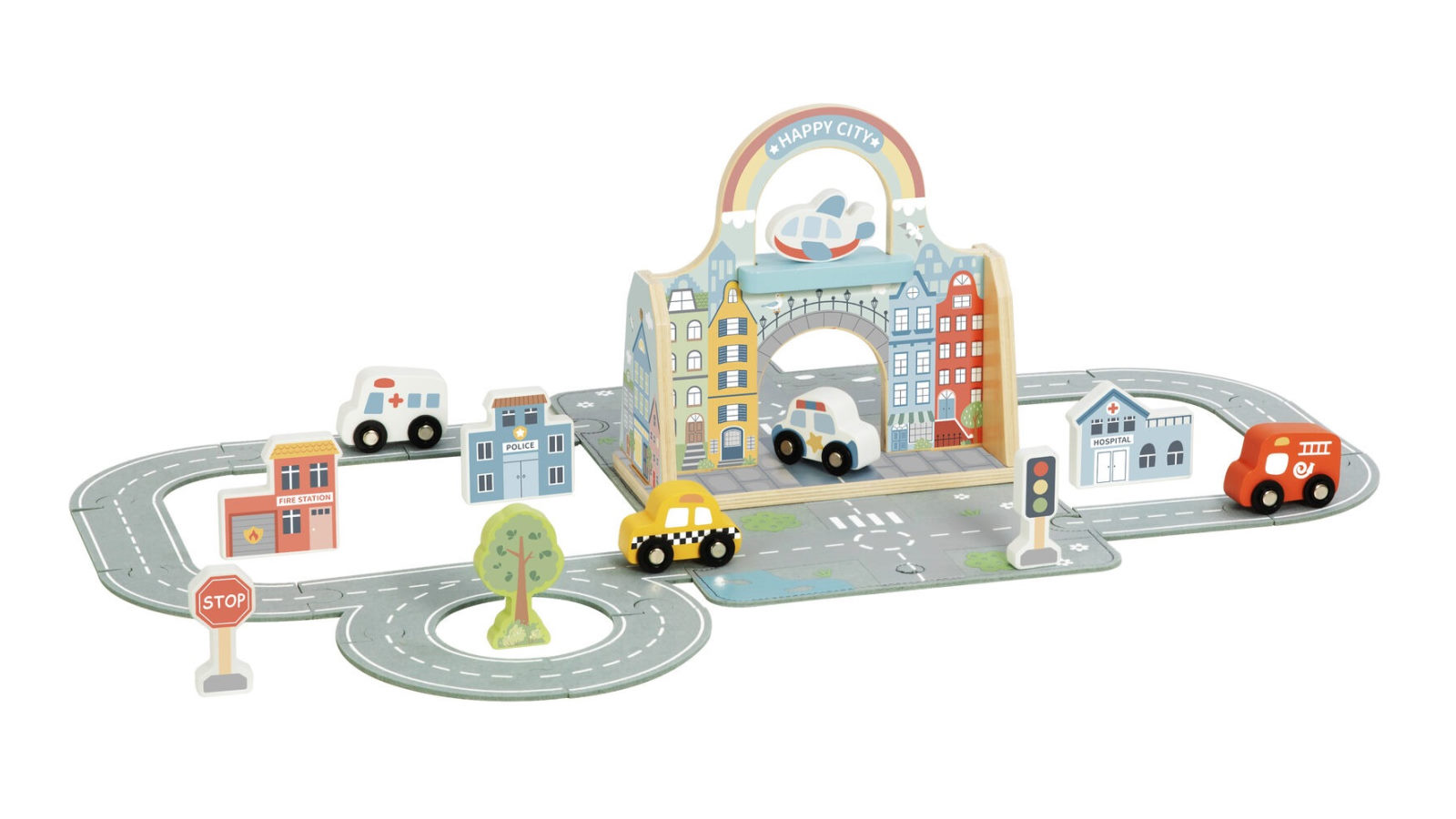 Tooky Toy Felt City Play Set