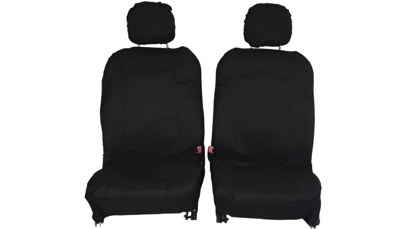 My Car Canvas Seat Cover for Mitsubishi Pajero 11 2006-2020 - Black