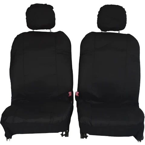 My Car Canvas Seat Cover for Mitsubishi Pajero 11 2006-2020 - Black
