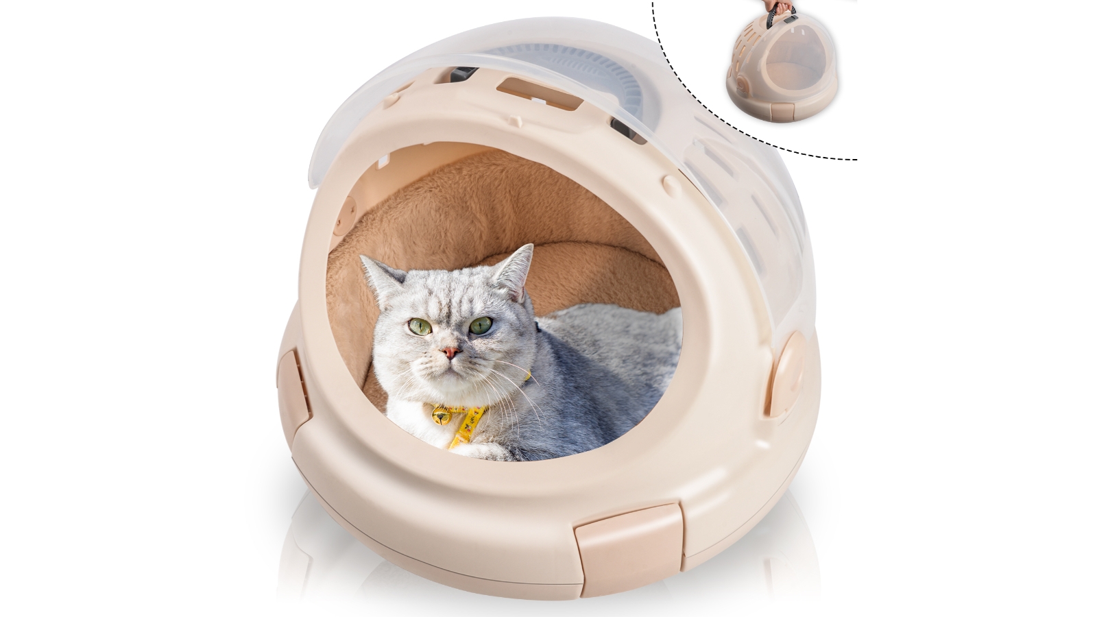 Truepal Pet Carrier Nest Bed Locking Cover
