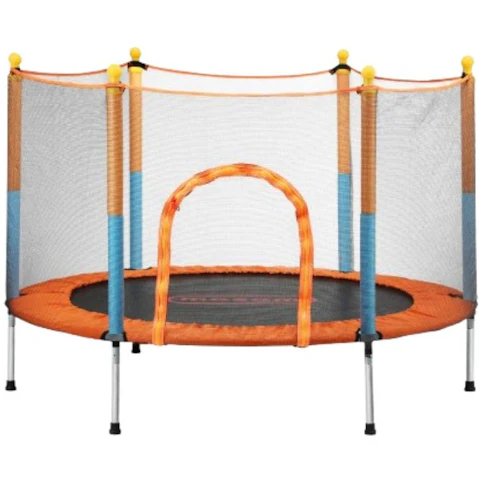 Mazam 60inch Trampoline with Enclosure Safety Net Pad Mat