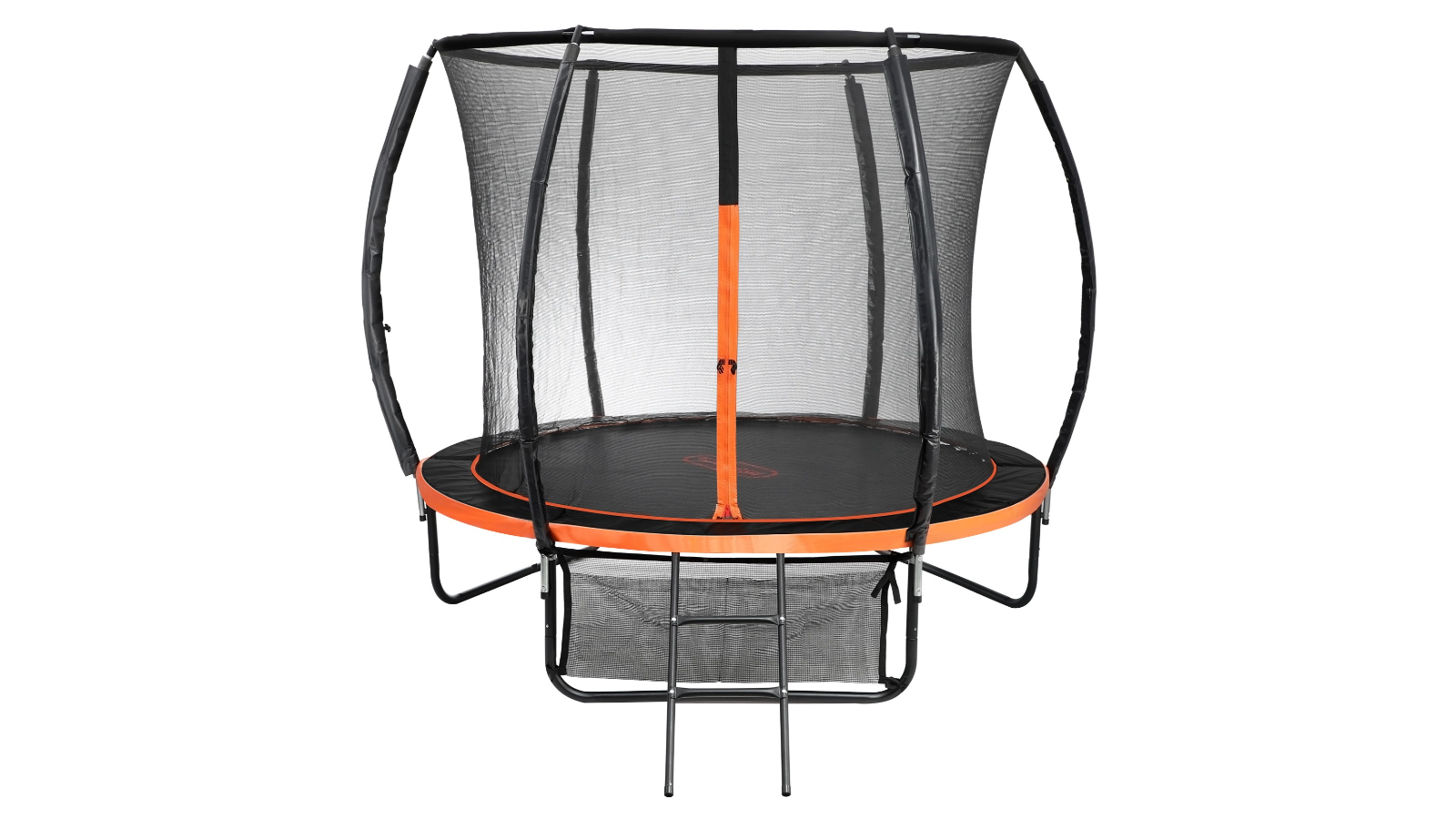 Mazam Kids Round Trampolines Enclosure Safety Net with Ladder - 8ft