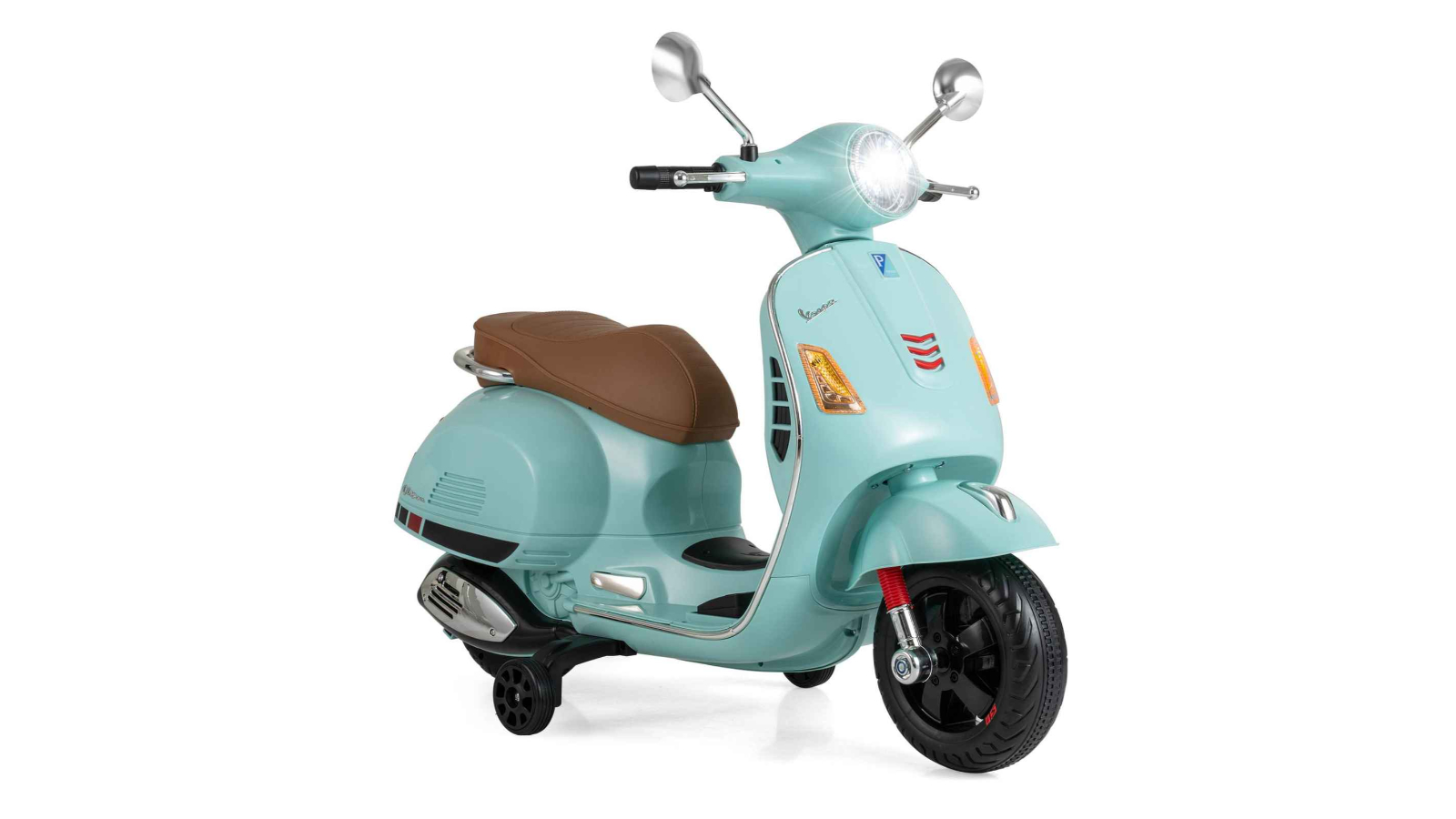 Costway 12V Vespa Licensed Electric Motorbike Ride-On Car - Green