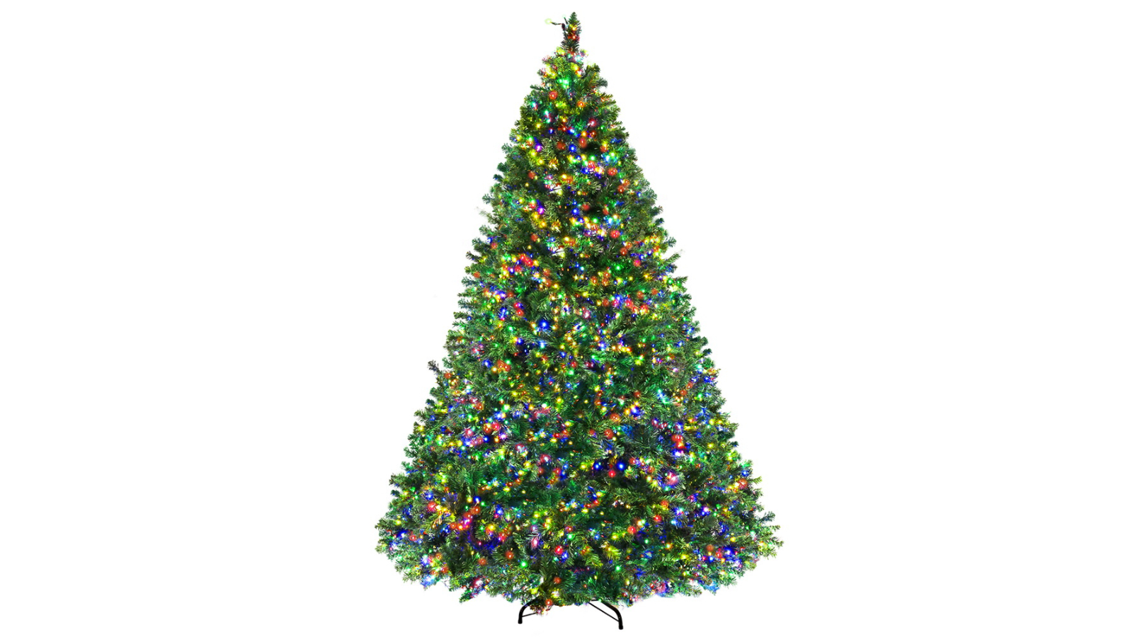 Jingle Jollys Christmas Tree 2.1M 2800 LED Lights Multicolour