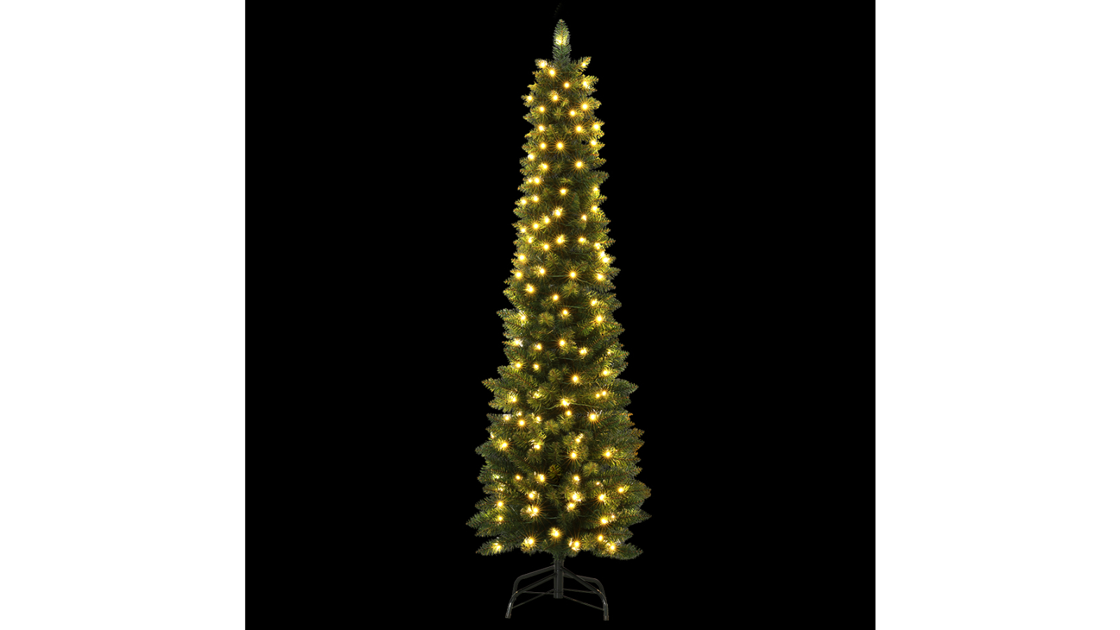 Jingle Jollys 180cm Christmas Tree with Pre-Lit LED Lights