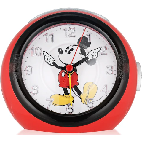 Disney Mickey Musical Alarm Clock - Red