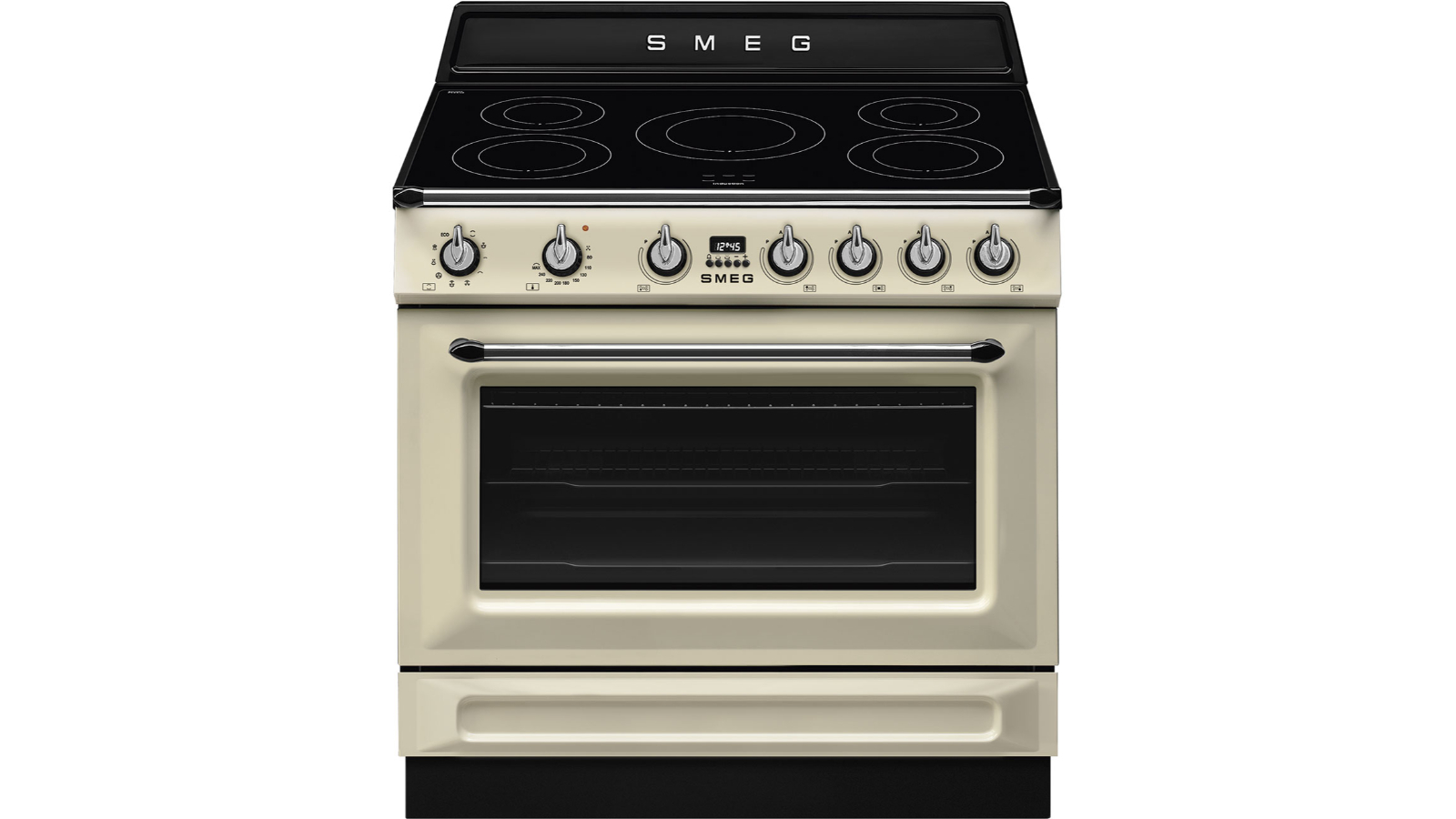 Smeg 90cm Victoria Induction Freestanding Cooker - Cream