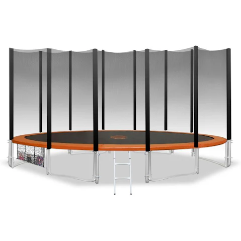 Kahuna 16ft Blizzard Trampoline - Orange