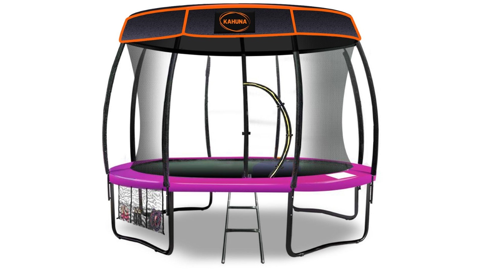 Kahuna 12ft Trampoline with Roof - Pink