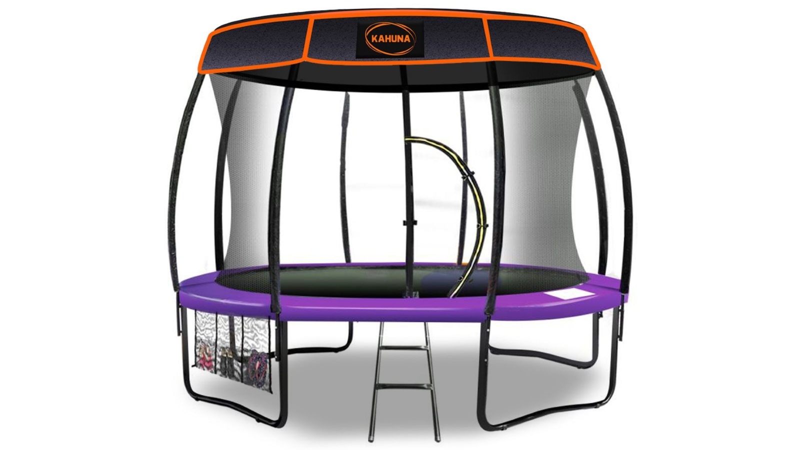 Kahuna 12ft Trampoline with Roof - Purple