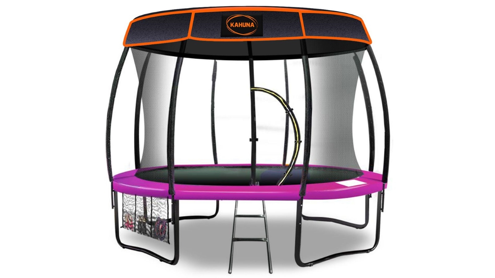 Kahuna 14ft Trampoline with Roof - Pink
