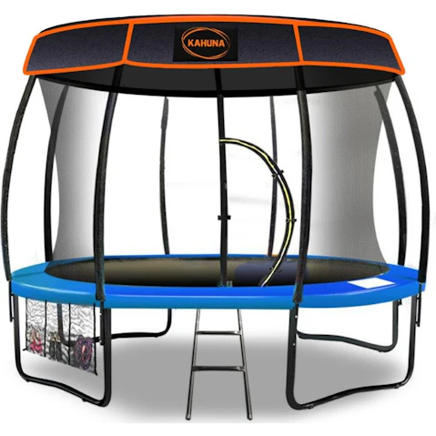 Kahuna 16ft Trampoline with Roof - Blue