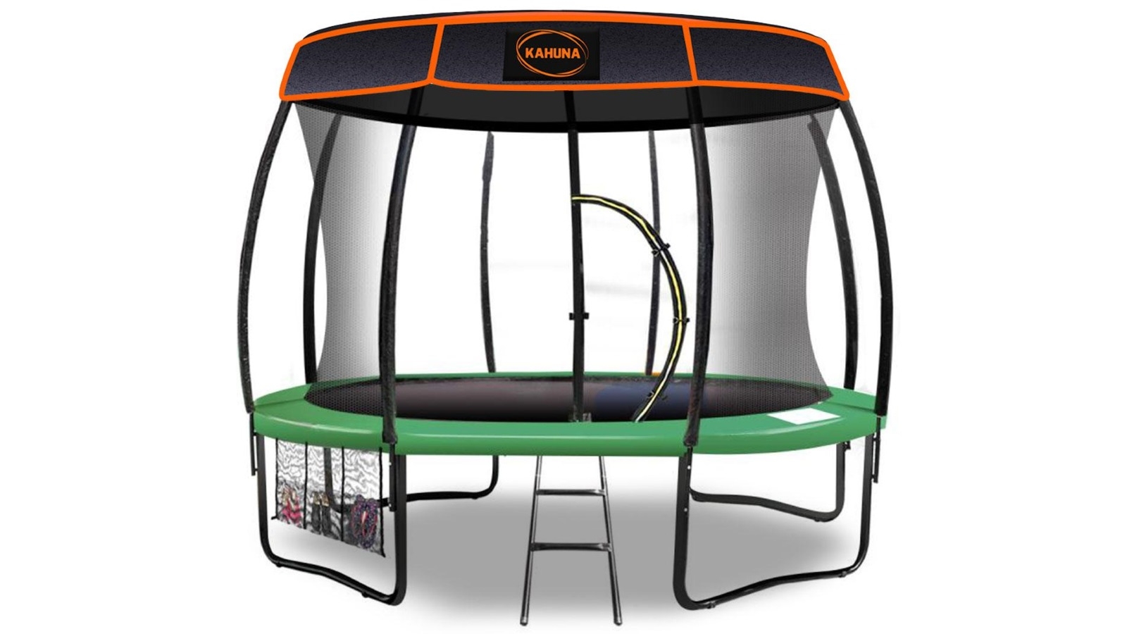 Kahuna 16ft Trampoline with Roof - Green