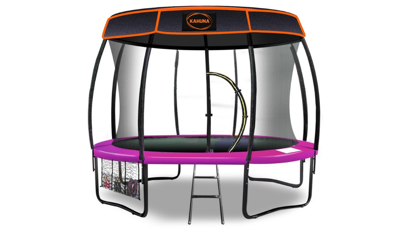 Kahuna 16ft Trampoline with Roof - Pink
