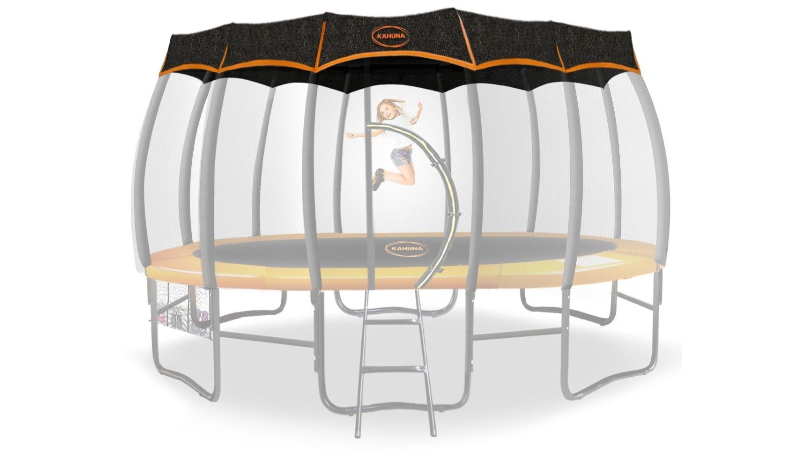 Kahuna 14ft Removable Twister Trampoline Roof Shade Cover