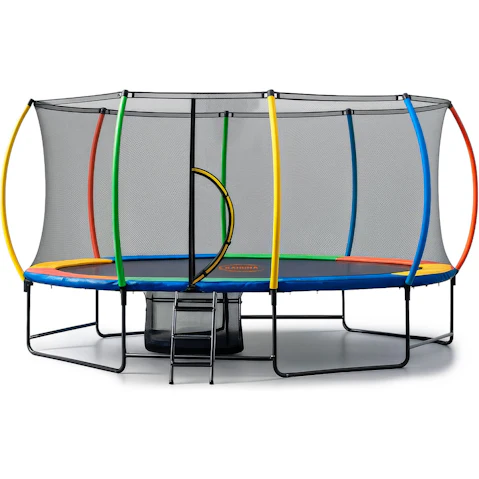 Kahuna 10 x 15ft Oval Outdoor Trampoline with Reversible Pad