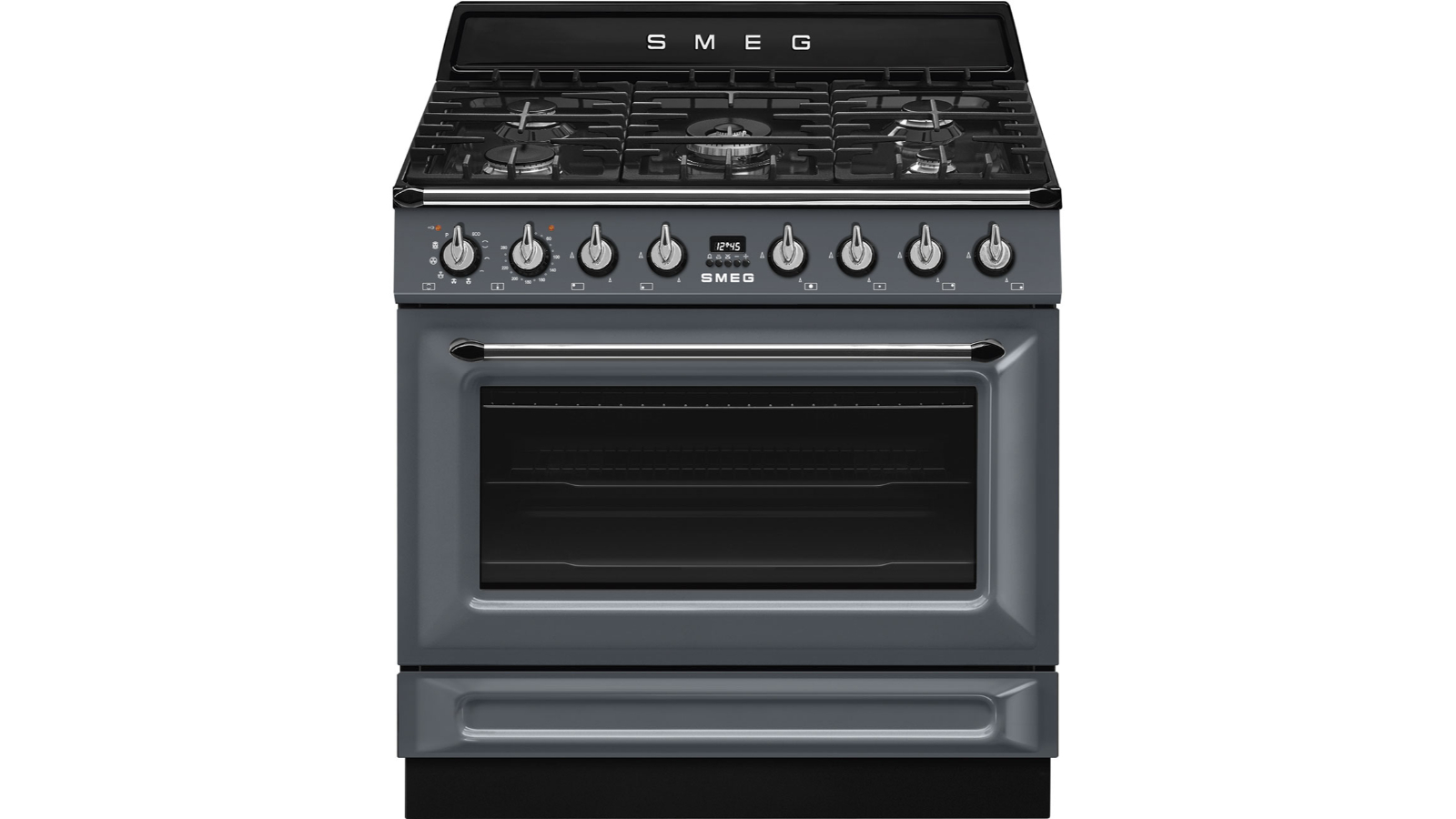Smeg 90cm Victoria Gas Freestanding Cooker - Grey