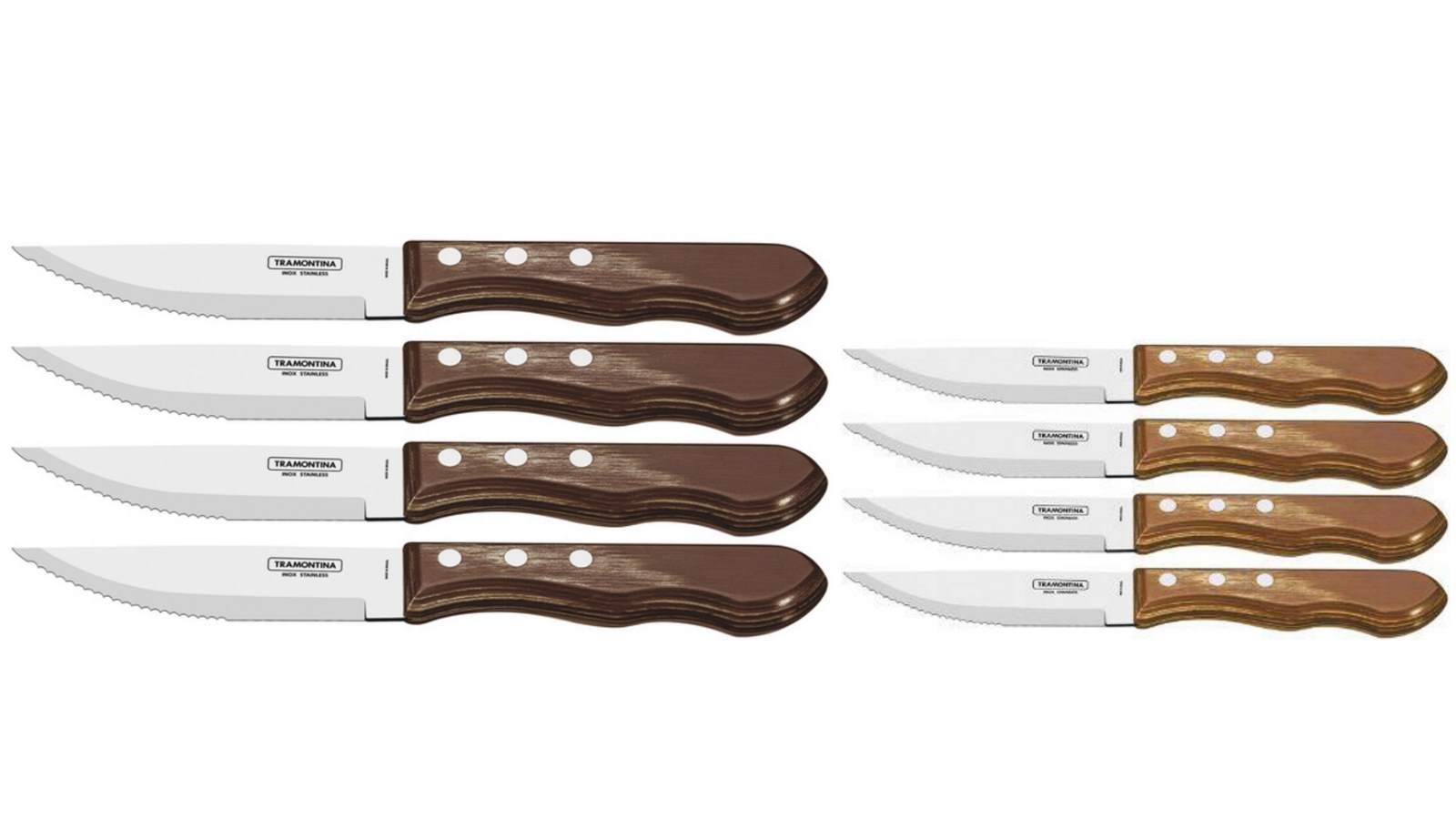 Tramontina 4 Piece Jumbo Polywood Steak Knife Set