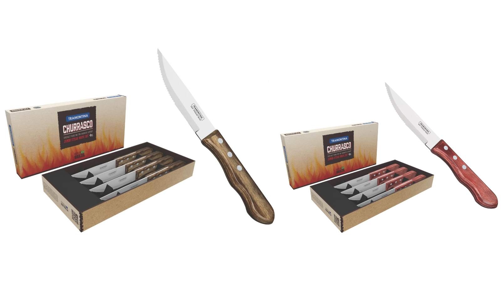 Tramontina Jumbo 4 Pieces Steak Knives Set